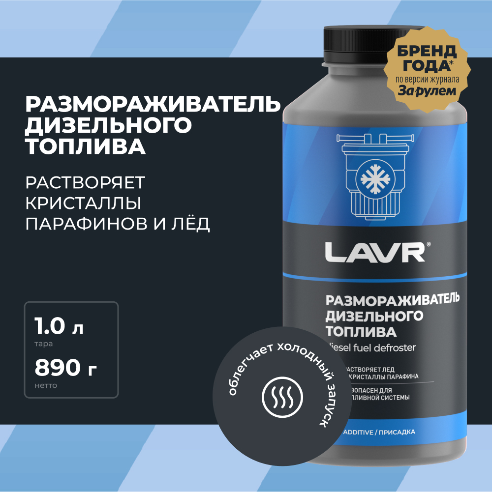 LAVR Размораживатель дизельного топлива, кор (12 шт)