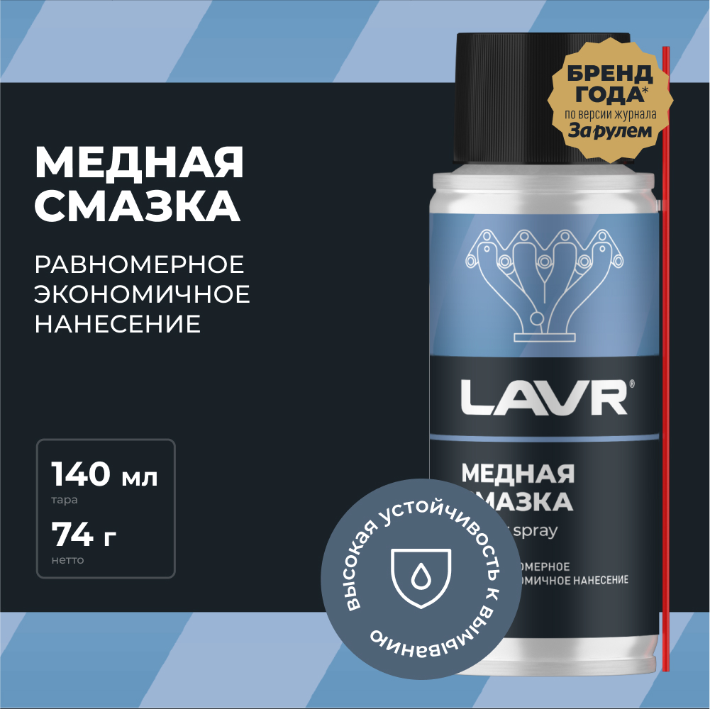 LAVR Смазка медная, кор (48 шт)