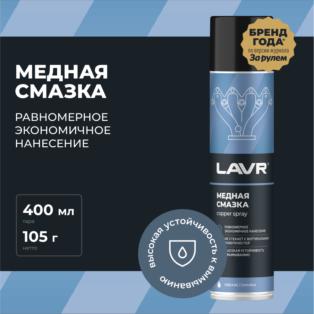 LAVR Смазка медная, кор (12 шт)