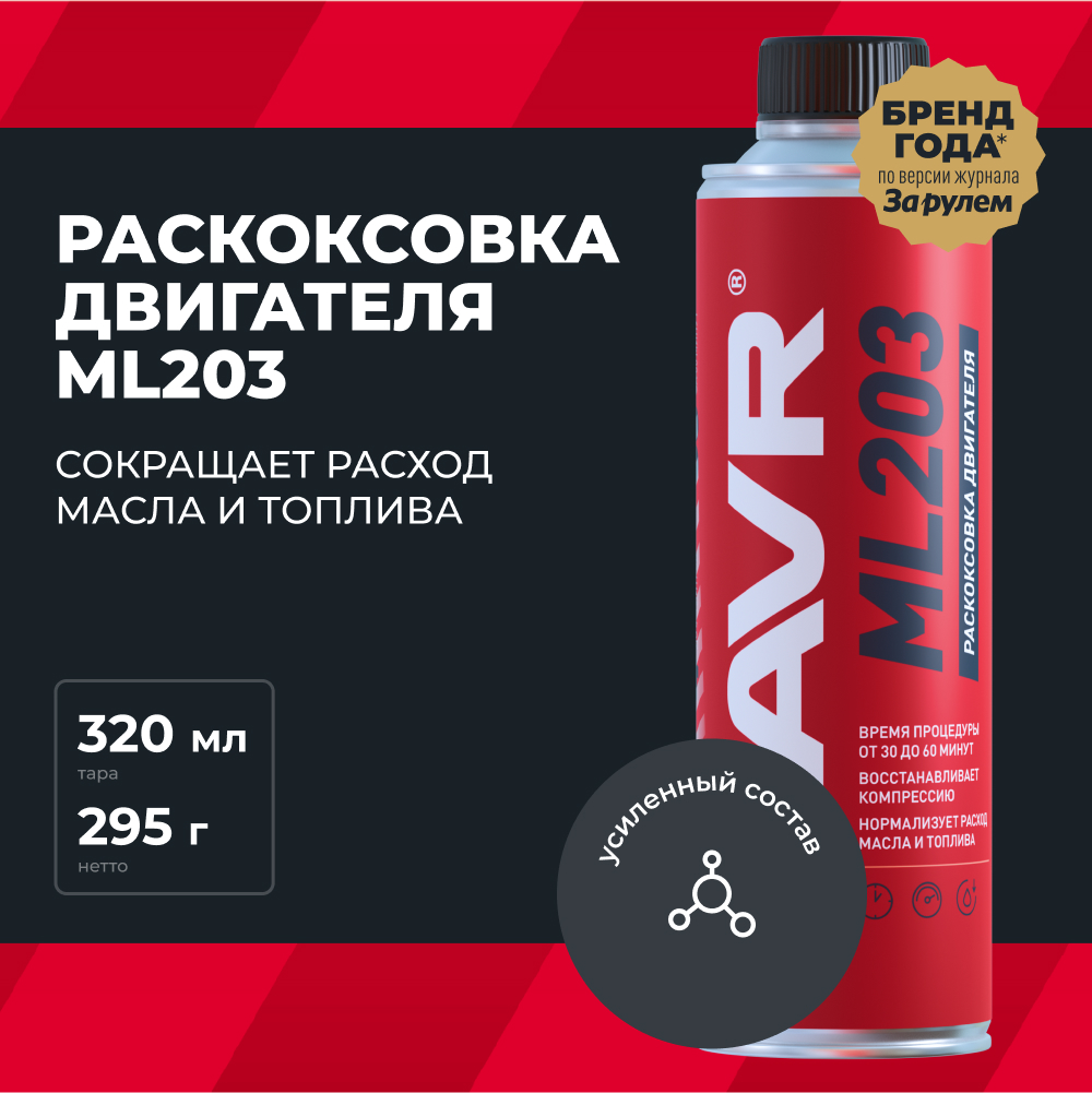 LAVR Раскоксовка двигателя ML203, кор (20 шт)