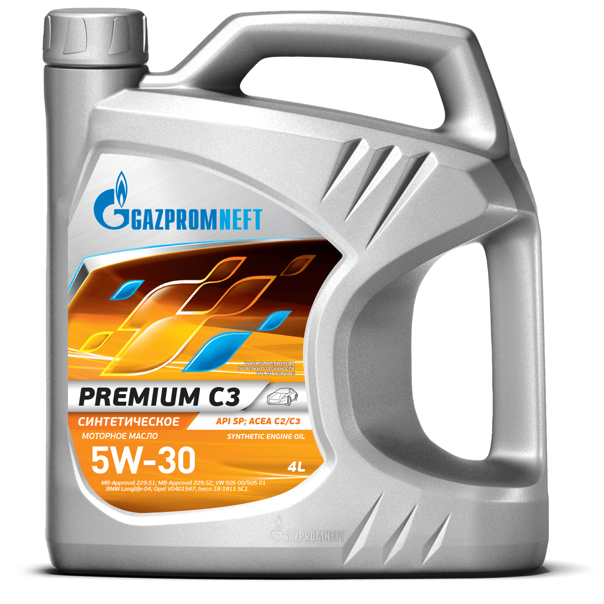 Масло моторное GAZPROMNEFT PREMIUM C3 5W30 4L