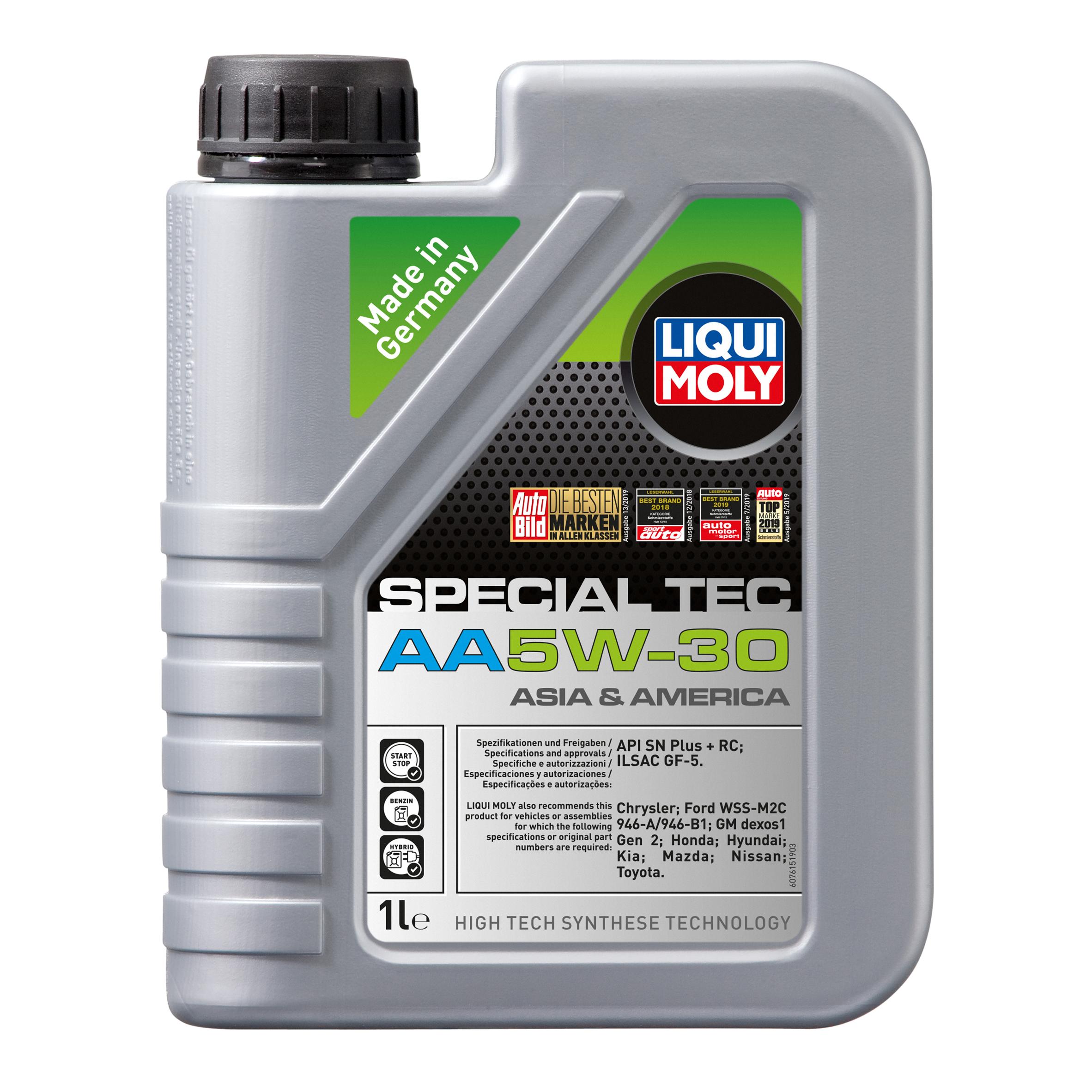 Масло моторное Liqui Moly 5w30 Special Tec AA 1л