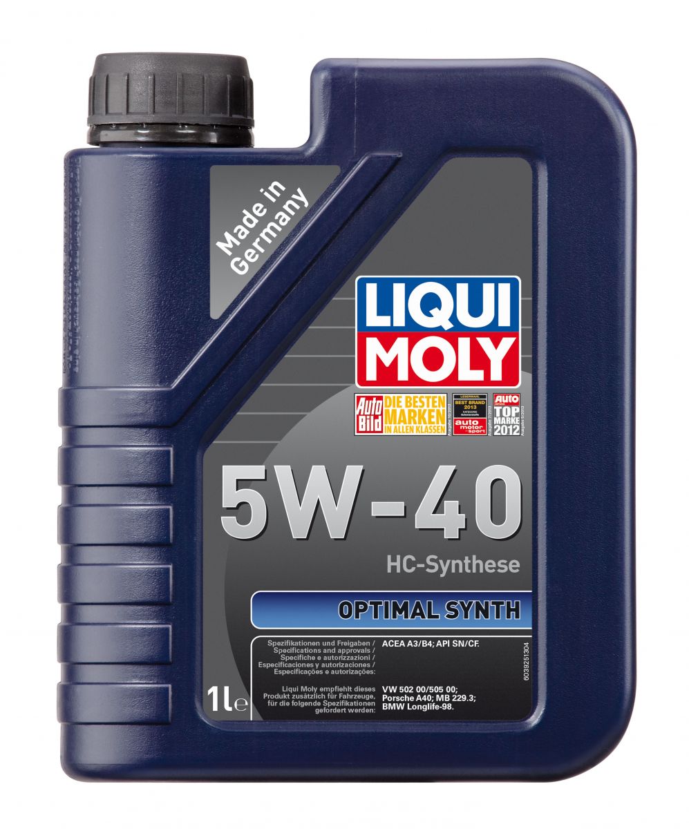 Масло моторное LIQUI MOLY Optimal 5W-40 1 л