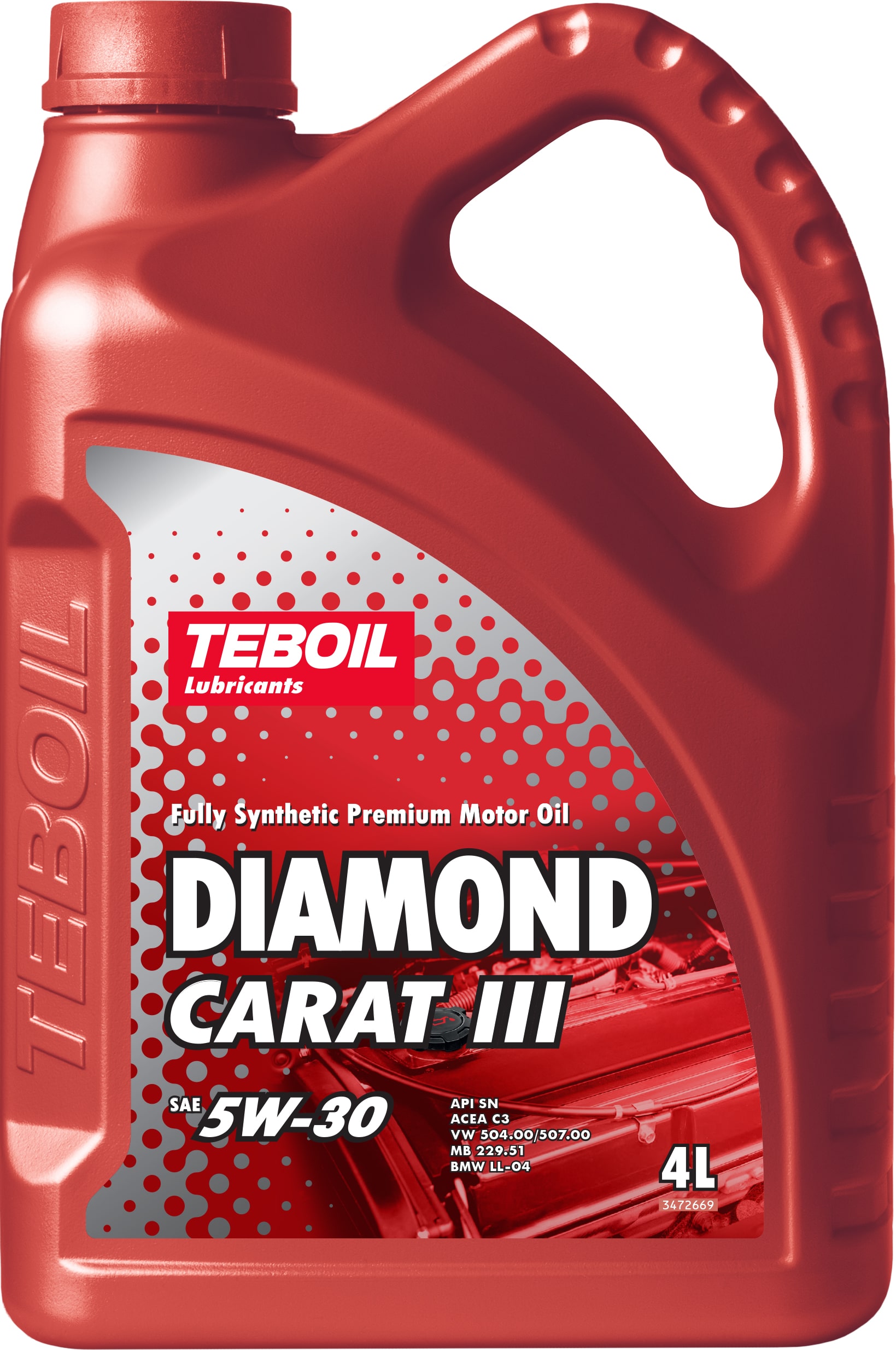 Масло моторное Teboil Diamond Carat 5W30 SN C3 4L